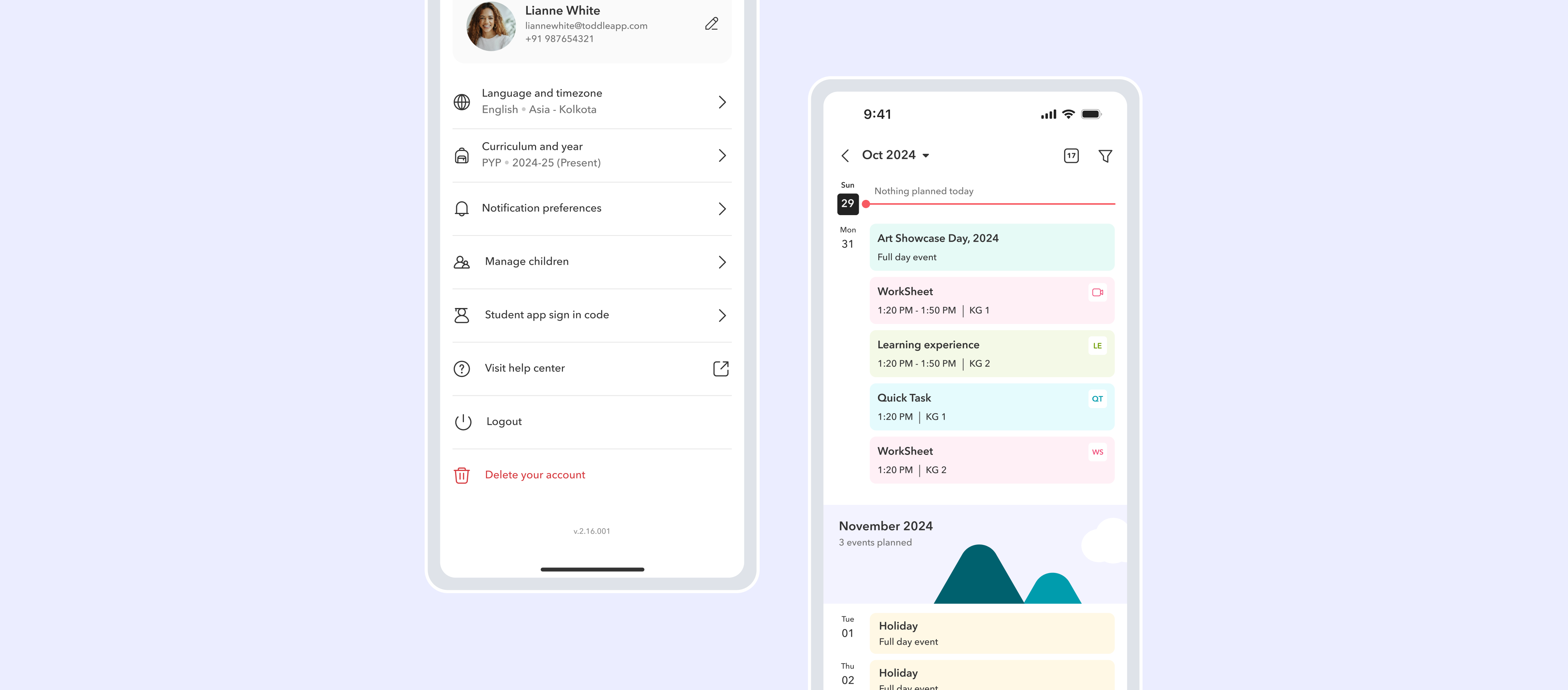 Toddle app redesign hero